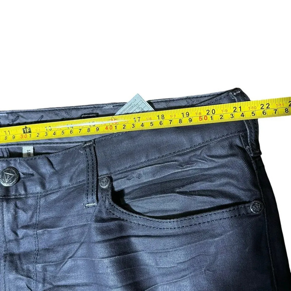 Men’s Guess Premium Los Angeles Black distressed Sz40 Lincoln Slim Straight Vint - Picture 5 of 10